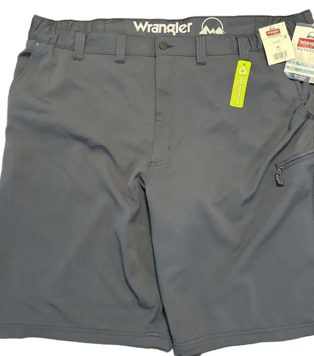 Wrangler Outdoor Big &Tall Field Utility Relaxed Fit Cargo Shorts sz 46
